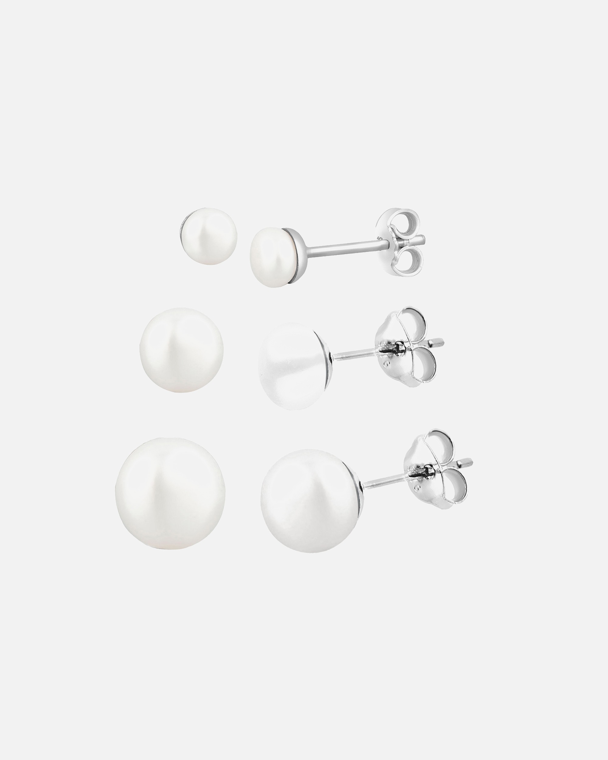 Elli avec Perles de Culture d'Eau Douce en Argent