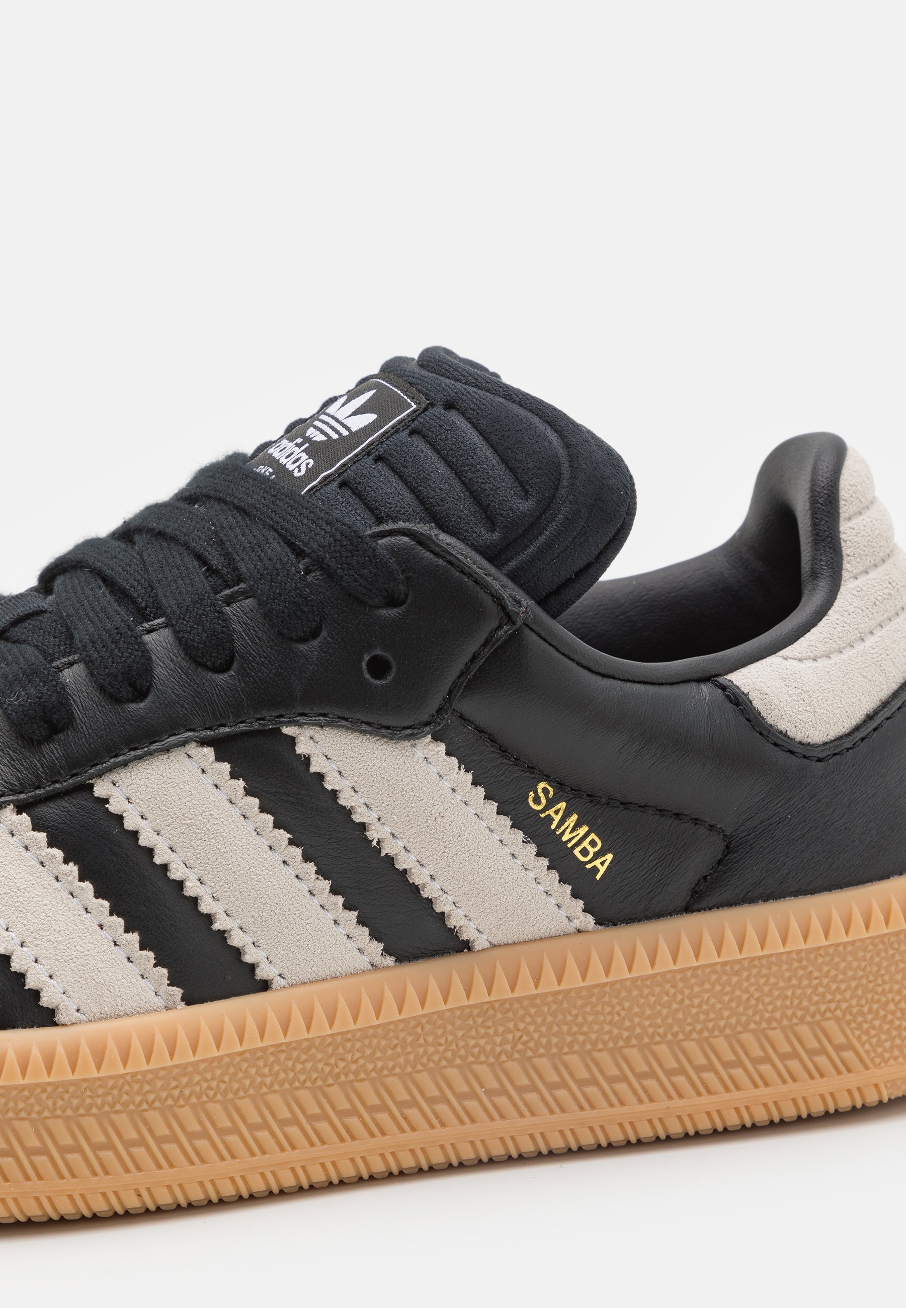 adidas Originals SAMBA XLG KIDS - Tossud - must/valge