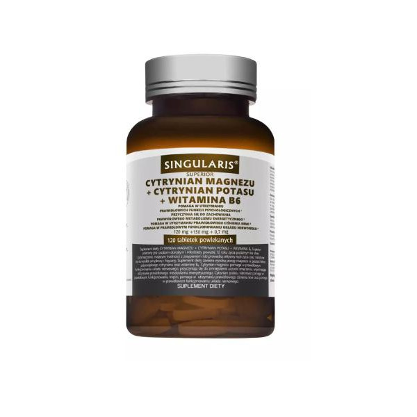 Citrate de magnésium + potassium + vitamine B6