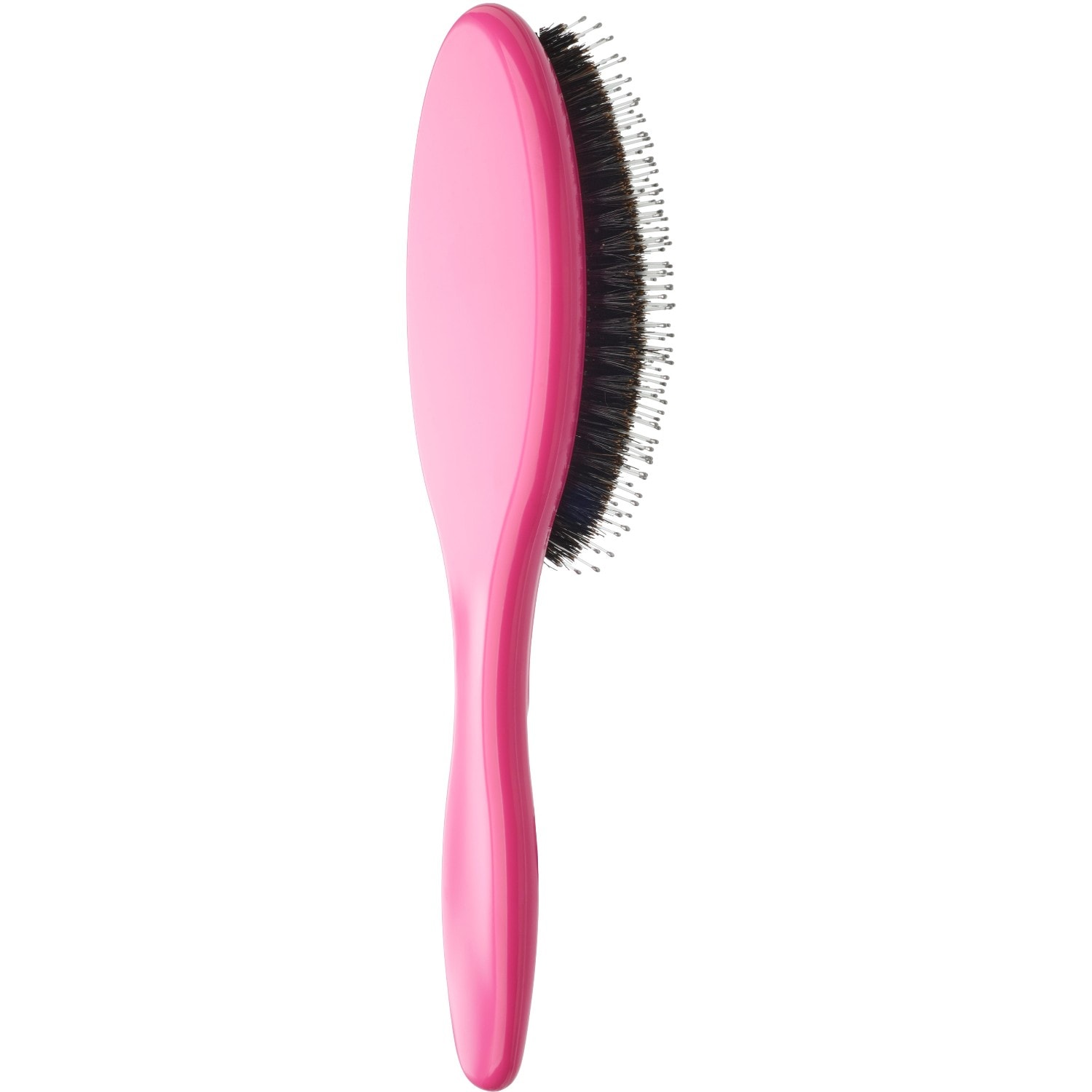 Spazzola piatta e a paletta Olivia Garden EXPERT Expert Care con setole ovali in cinghiale e nylon, colore rosa - 1 pezzo