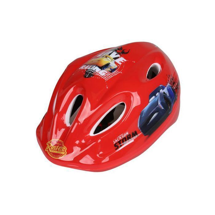 DISNEY Cars Safe Bike Helmet for Boys, Lightweight, Adjustable 52-56 cm