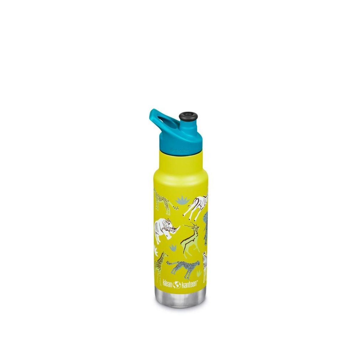 Botella Infantil Klean Kanteen Insulated Kid Classic De 12oz Con Tapón Sport Cap