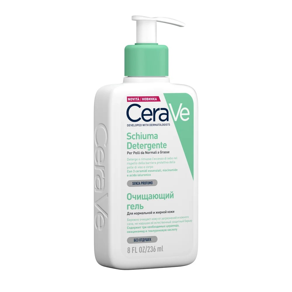 CERAVE Cerave Gezichtsreinigingsschuim 236 ml Voor normale en vette huid