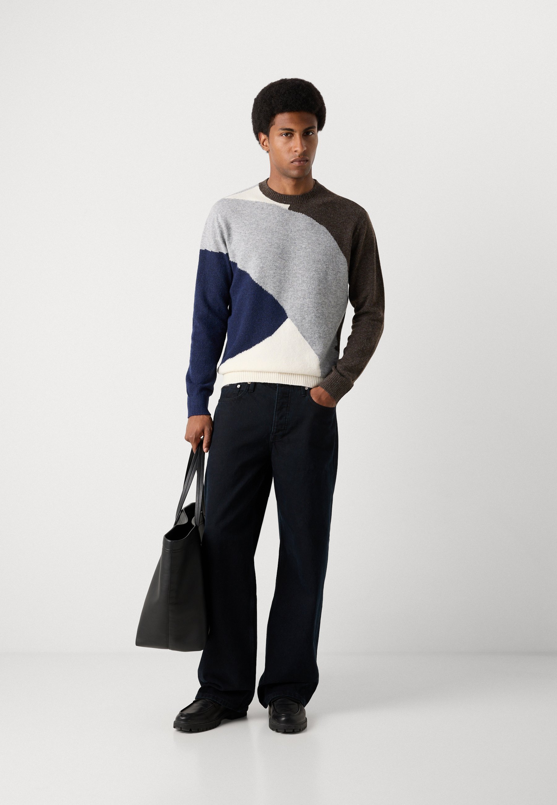 Pull INDICODE JEANS - marron foncé