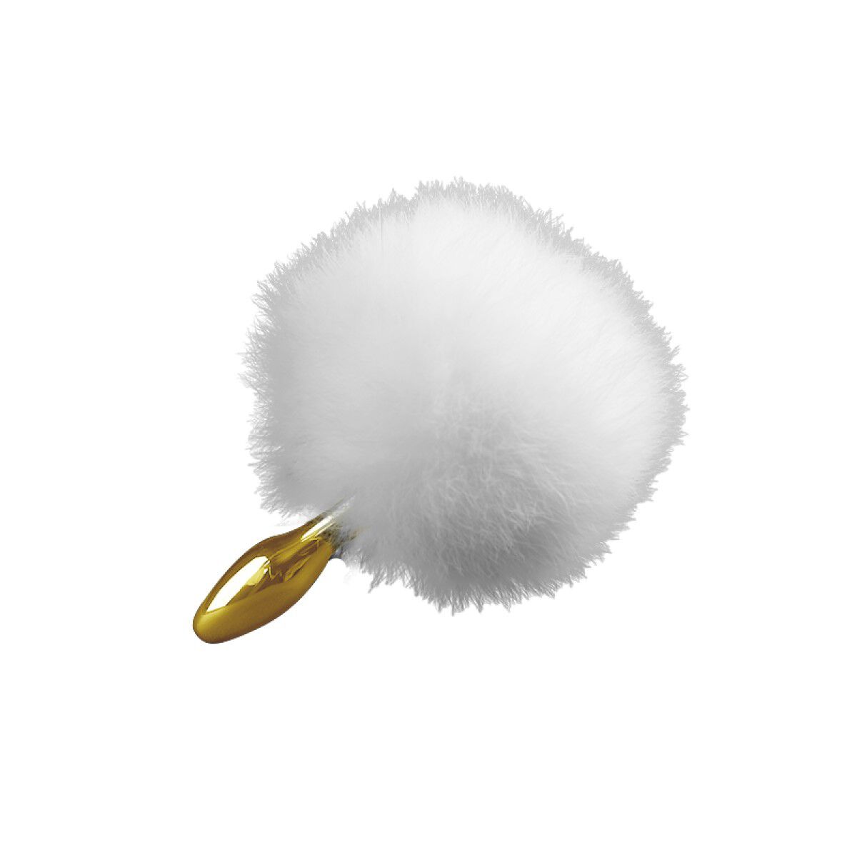 Plug anal UPKO en fourrure de lapin avec queue de lapin, petit plug anal