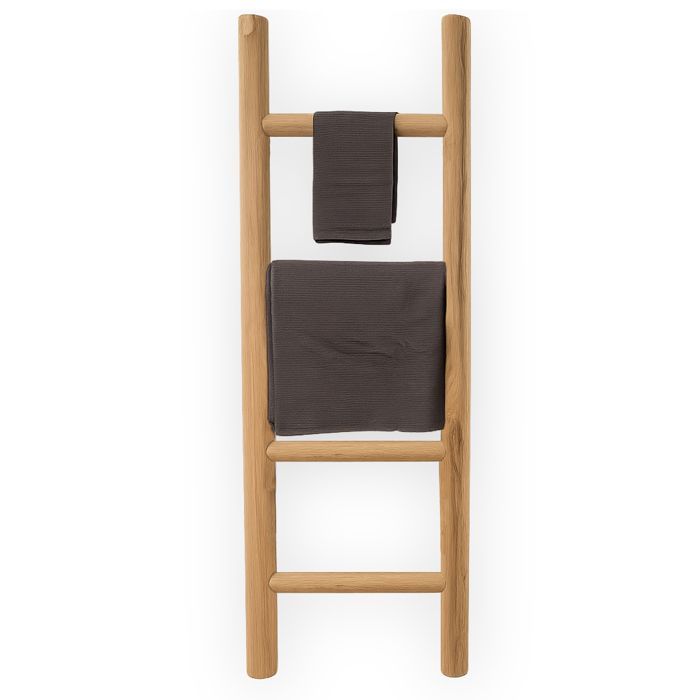 Empro Bathroom Ladder - 160cm Towel Ladder in Recycled Teak