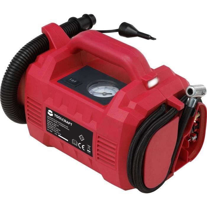 Compresor - TOOLCRAFT - KLK-118 - 2 hp - 24 l - 10 bar