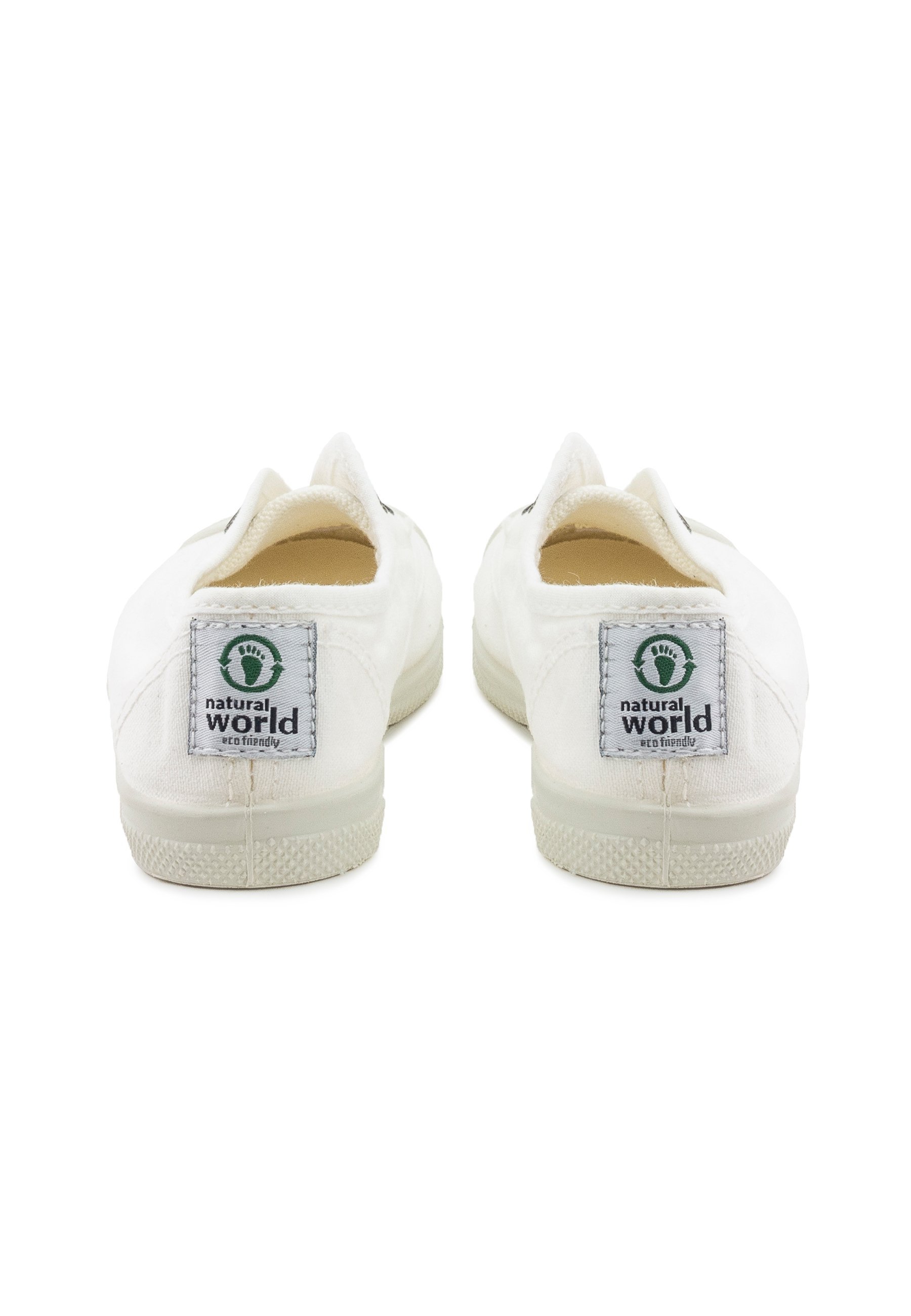 Natural World TENNIS INGLES ELASTICO ENZIMATICO  - Baby shoes - blanco