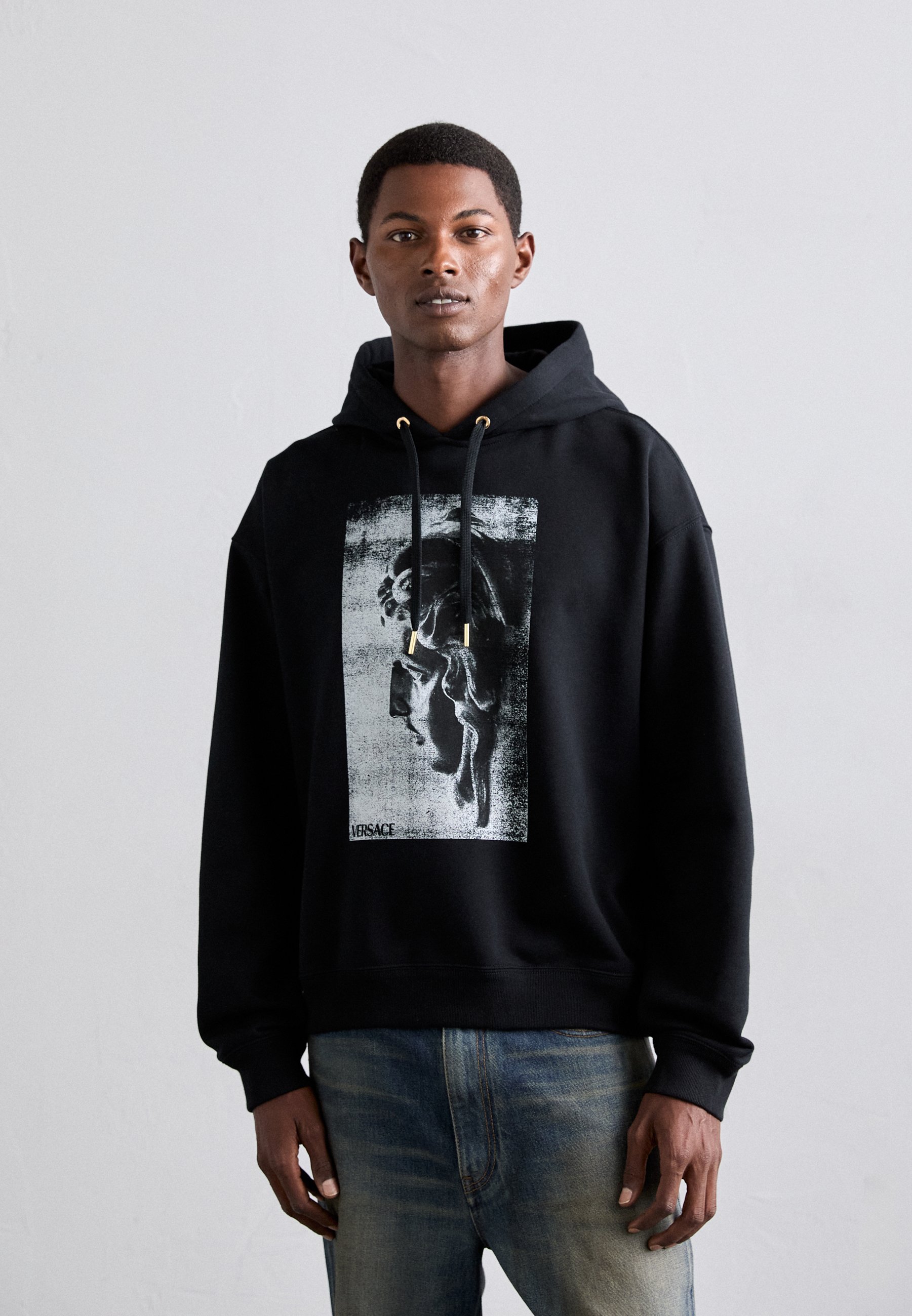 Versace MEDUSA FRAME CREST - Hoodie - zwart