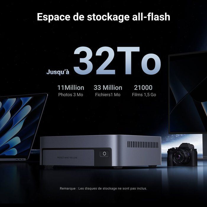 Server NAS - UGREEN - DXP480T Plus - 4 alloggiamenti - 8 GB
