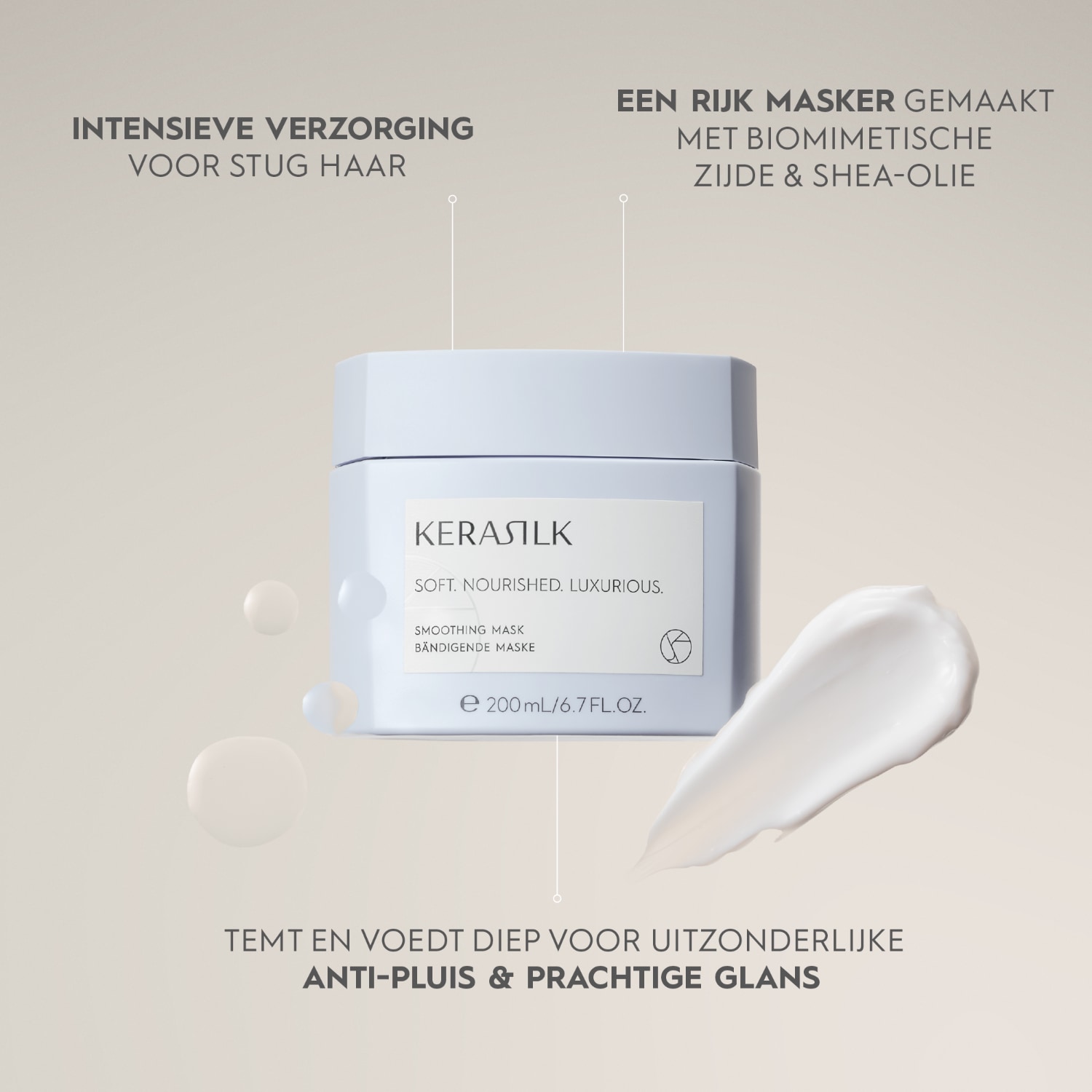 KERASILK Hair Mask Mascarilla Suavizante – 50 ml