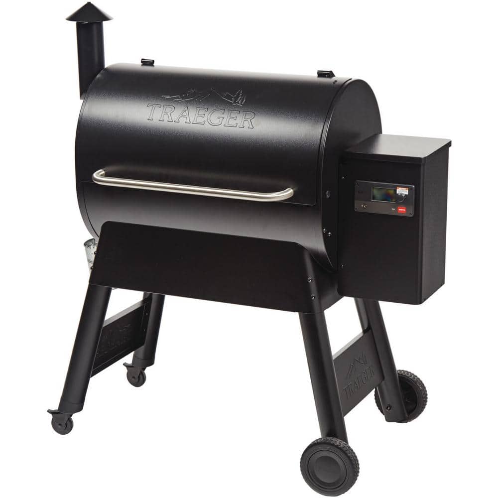 Barbecue e affumicatore a pellet Pro 780 Wifi di colore nero.