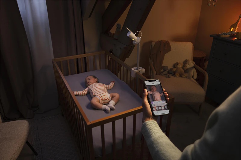 Pametni otroški monitor Philips Avent Premium Connected SCD971/26 s kamero