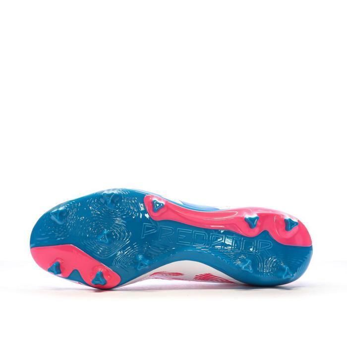 Scarpe da calcio Adidas Predator League II FG da uomo, bianche/rosa