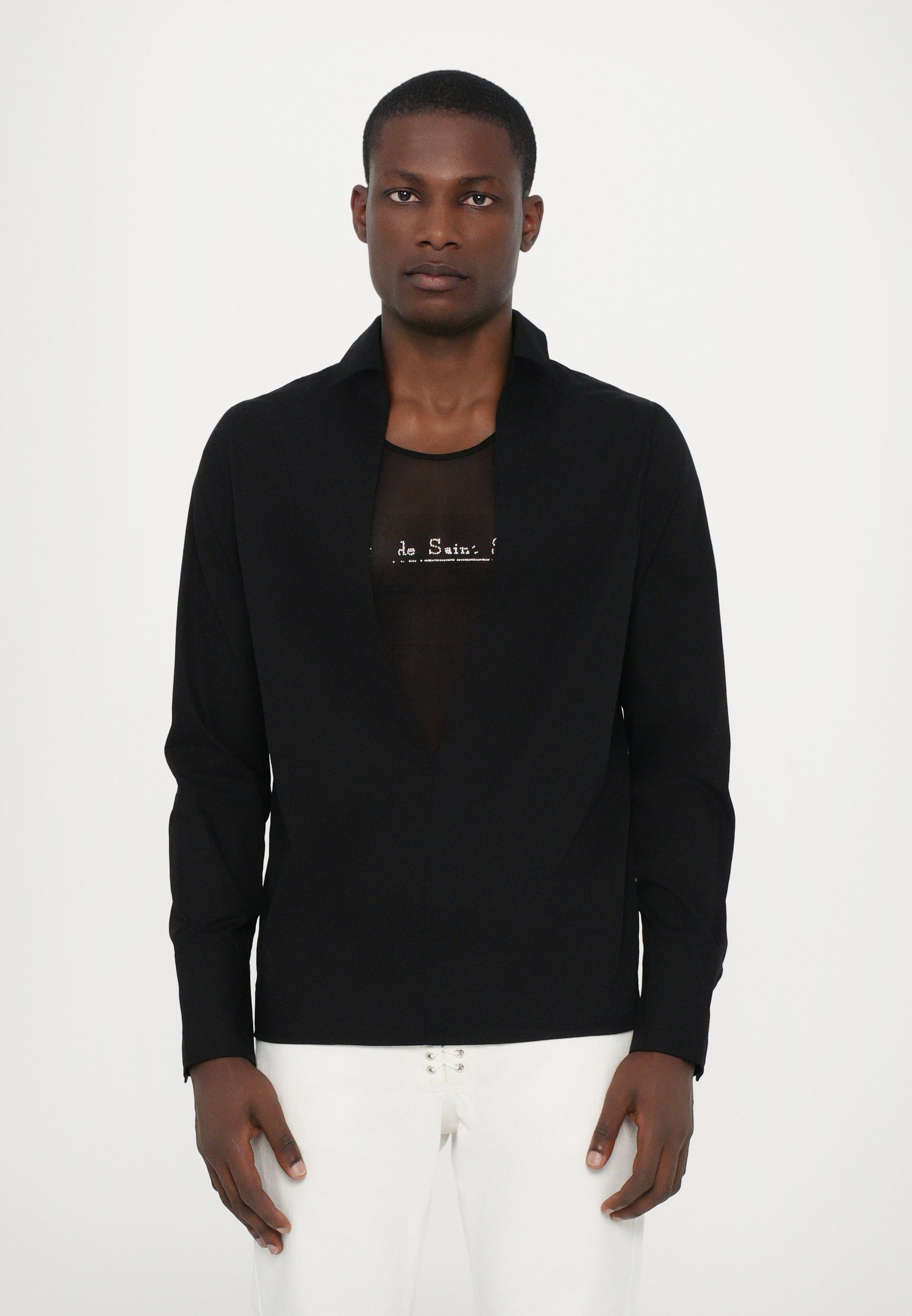 Ludovic de Saint Sernin ALAN SHIRT UNISEX - Shirt - black