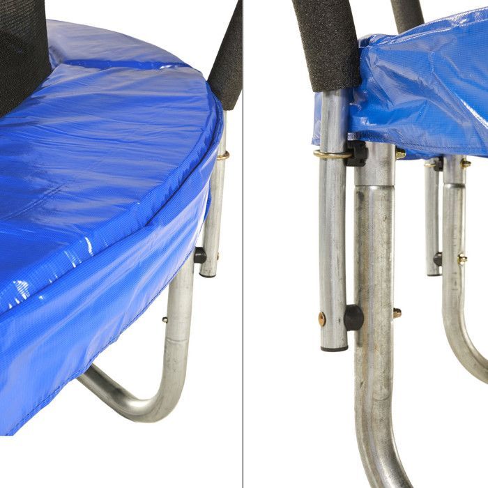 Kangui - Round trampoline Ø300cm with safety net and ladder - Blue - FPR 300