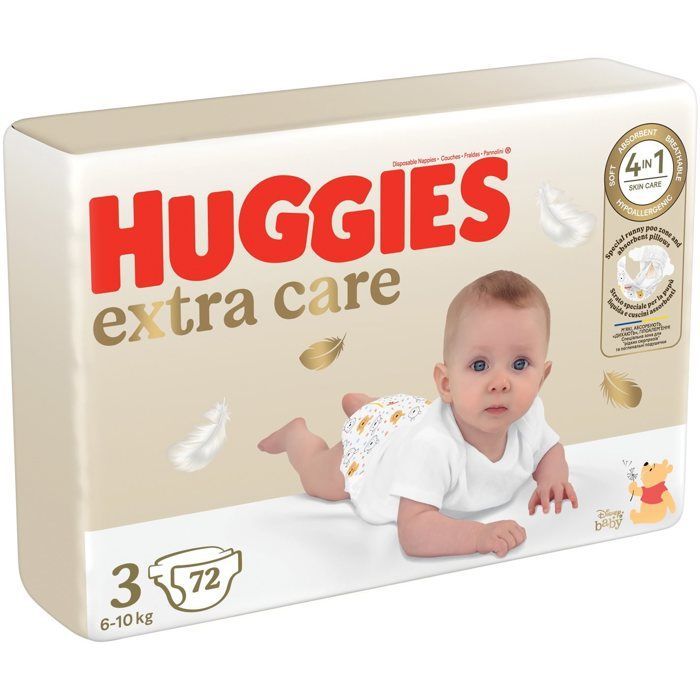 HUGGIES Extra Care vel. 3 (72 ks)