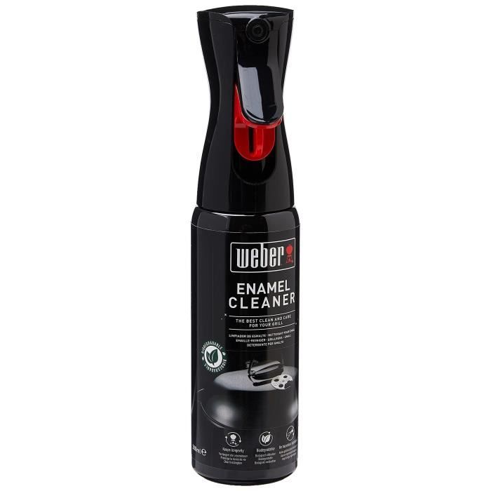Limpiador de acero esmaltado - Weber - 300 ml - Elimina restos de comida y grasa