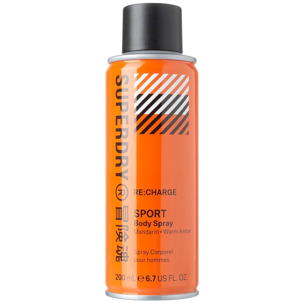 SuperDry ķermeņa aerosols Sport ķermeņa aerosols RE:charge - 200 ml