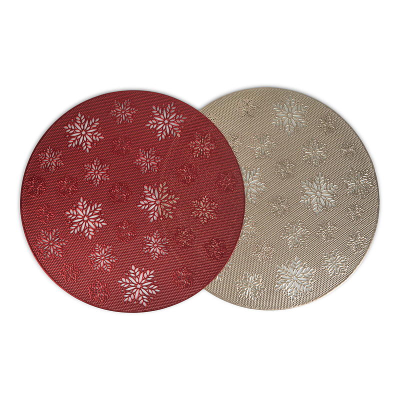 Hemfilt ø 38 cm Snöflinga