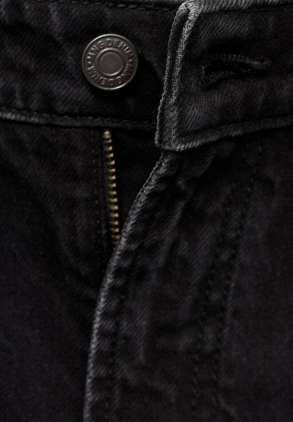 Jean Mango BEN TAPERED FIT - Coupe slim - Denim noir