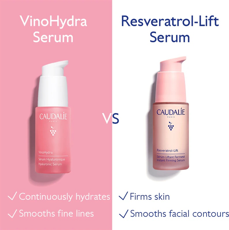 Caudalie VinoHydra Hyaluronic Serum хидратантни серум за прве боре