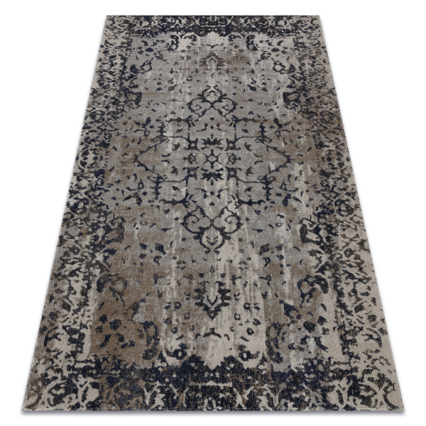 Dywan nowoczesny MUNDO E0681 ornament, ramka 80x150 cm