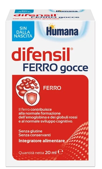 DIFENSIL Difensil IJzerdruppels 20 ml Groei en ontwikkeling van het kind