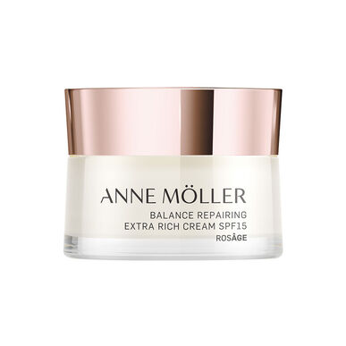 Anne Moller Rosâge Balance Repair Extra Rich Cream veido kremas sausai odai menopauzės metu SPF15 50 ml
