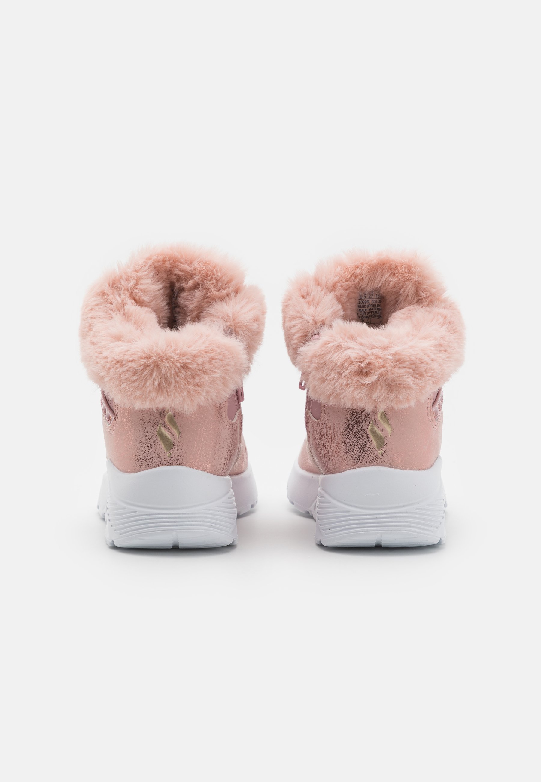 Skechers UNO LITE - Kotníkové boty na šněrování - black