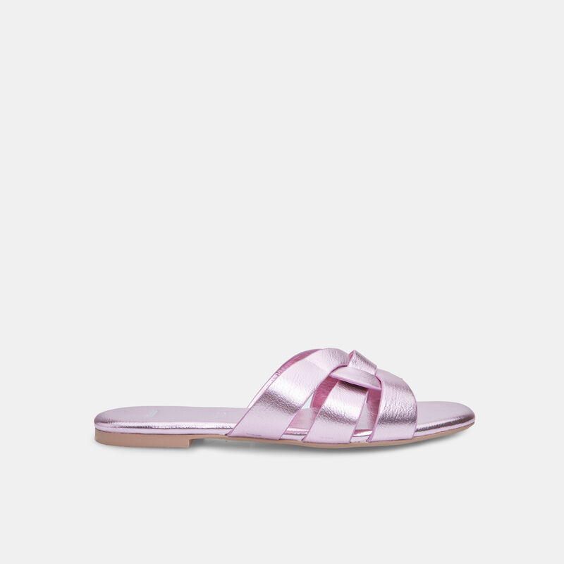 Platt mule för kvinnor