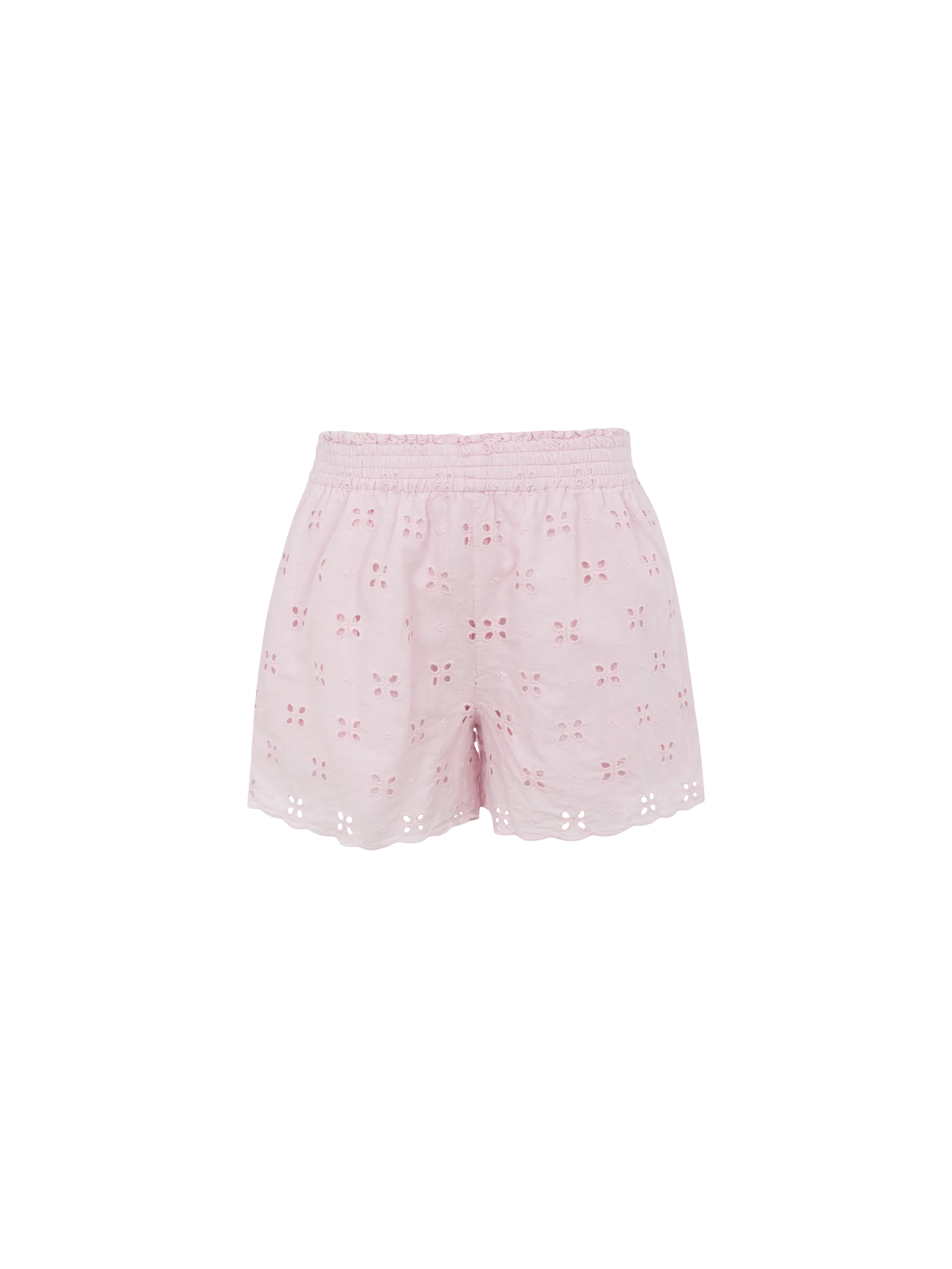 Shorts Meave Jr in cotone Sangallo con coulisse