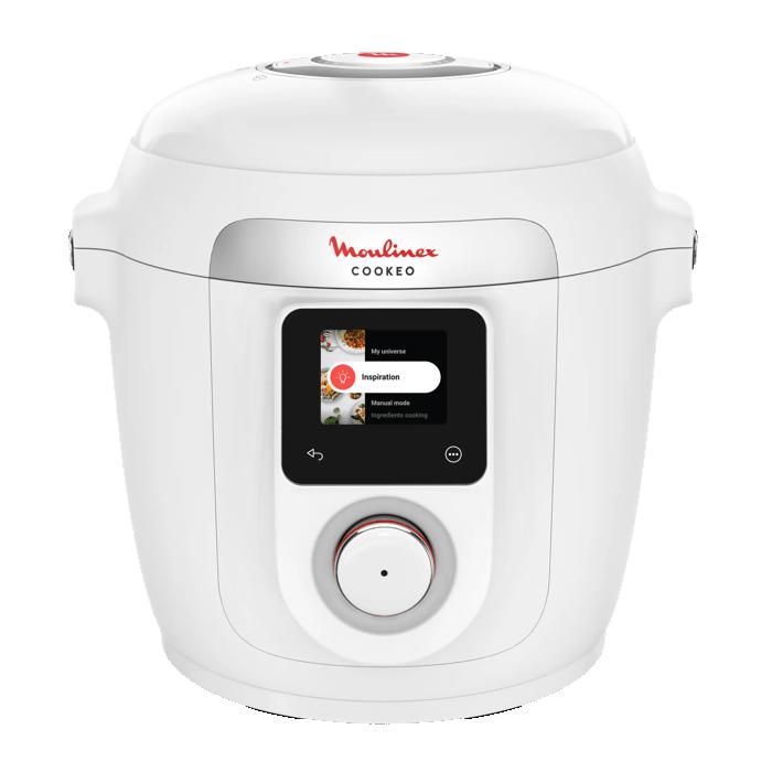Multicooker Moulinex Cookeo Wifi 9 in 1, 6 litri, 9 modalità di cottura, bianco, CE952110