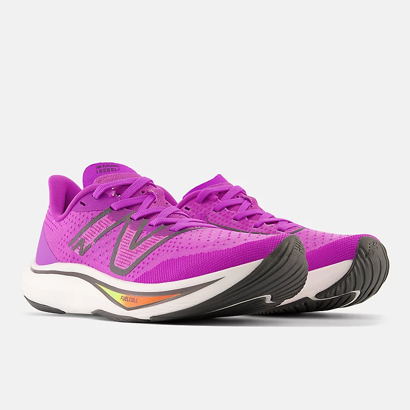 FuelCell Rebel v3 Women's Shoe - Cosmic Rose with Black Patent and Neon Dragonfly