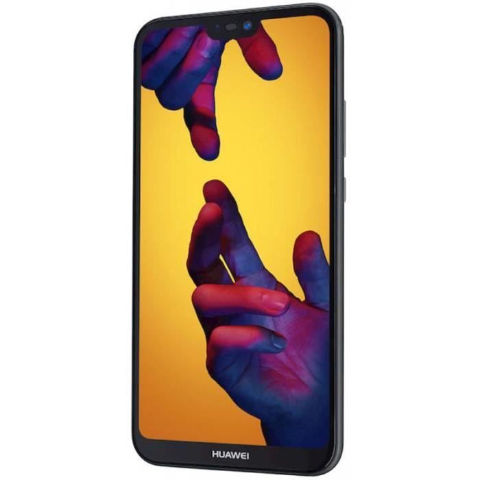 Smartphone - HUAWEI - P20 Lite - 64 GB - Negro - Android 8.0 Oreo - Lector de huellas dactilares