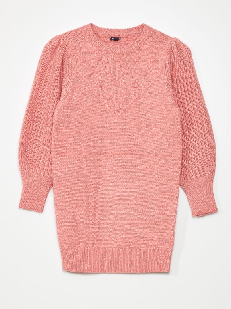 Jersey de punto iridiscente - ROSA