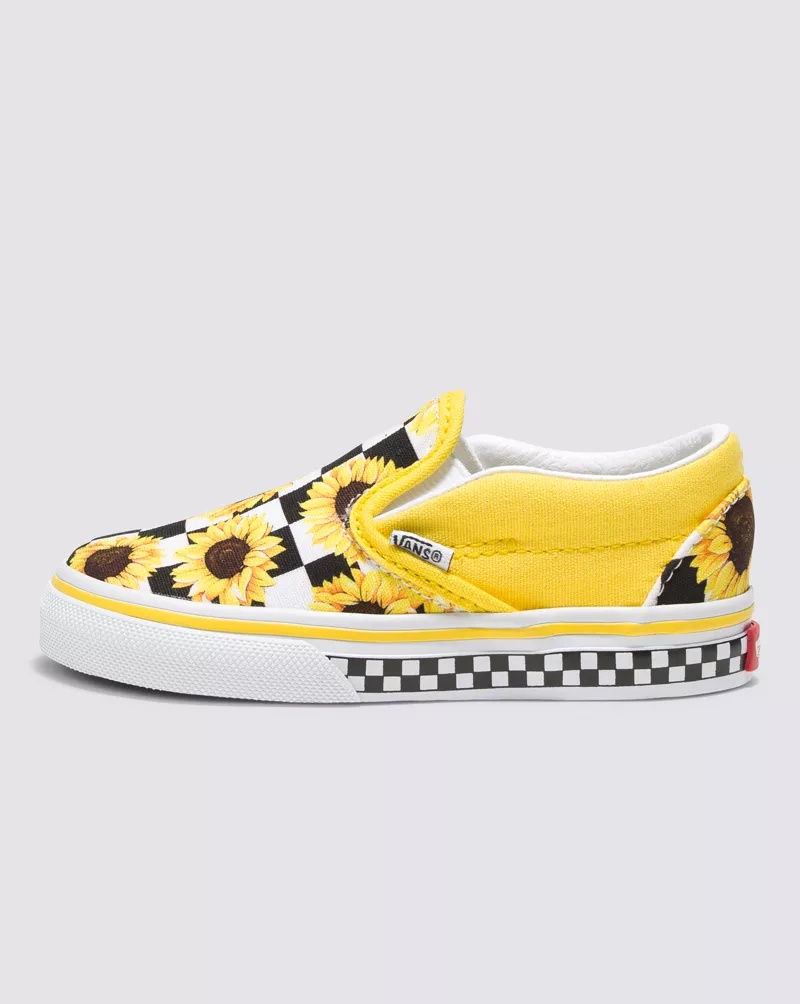 Customs Toddler Sunflowers Slip-On
