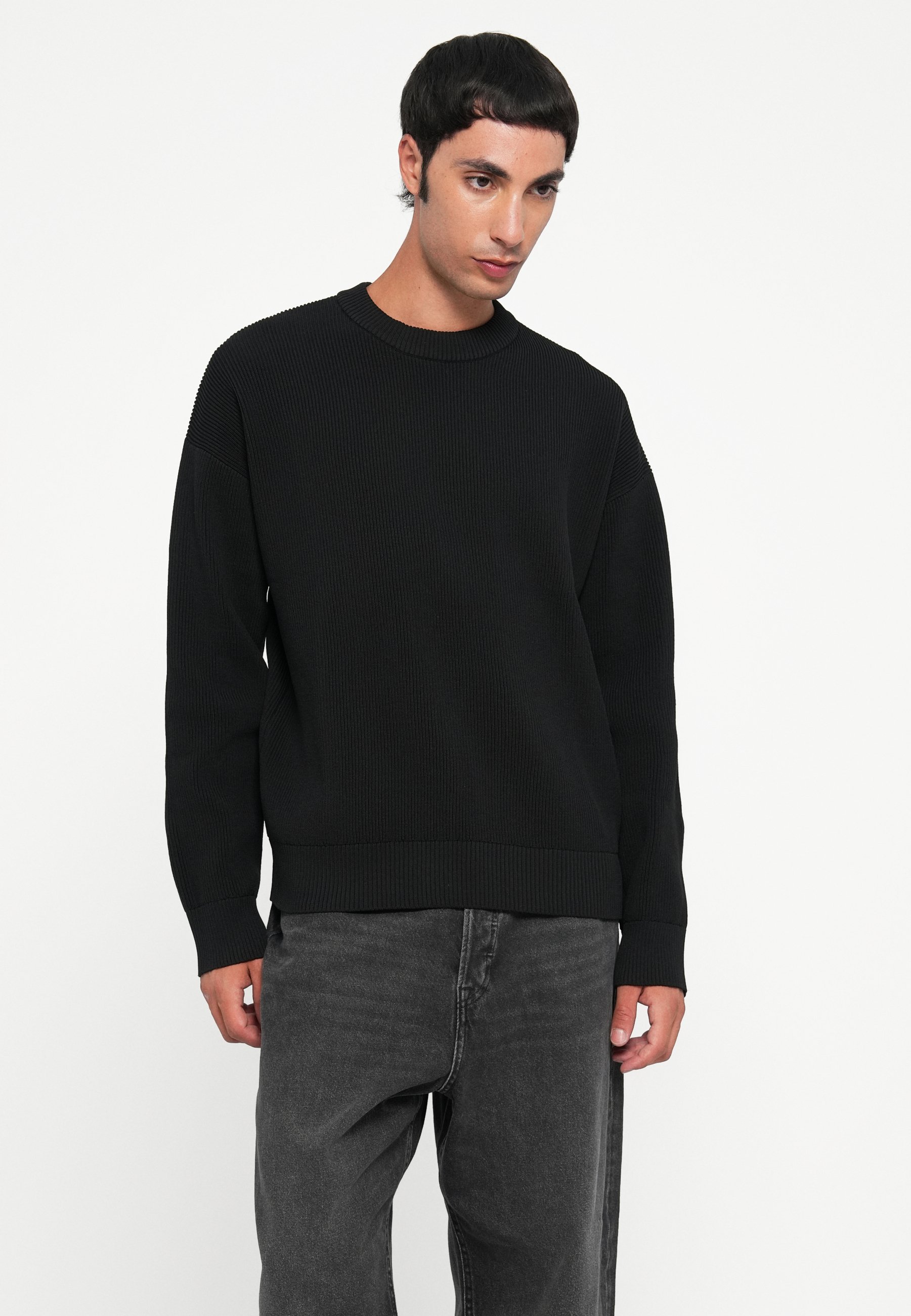 Jack & Jones JCOUNION Rundhalspullover - schwarz
