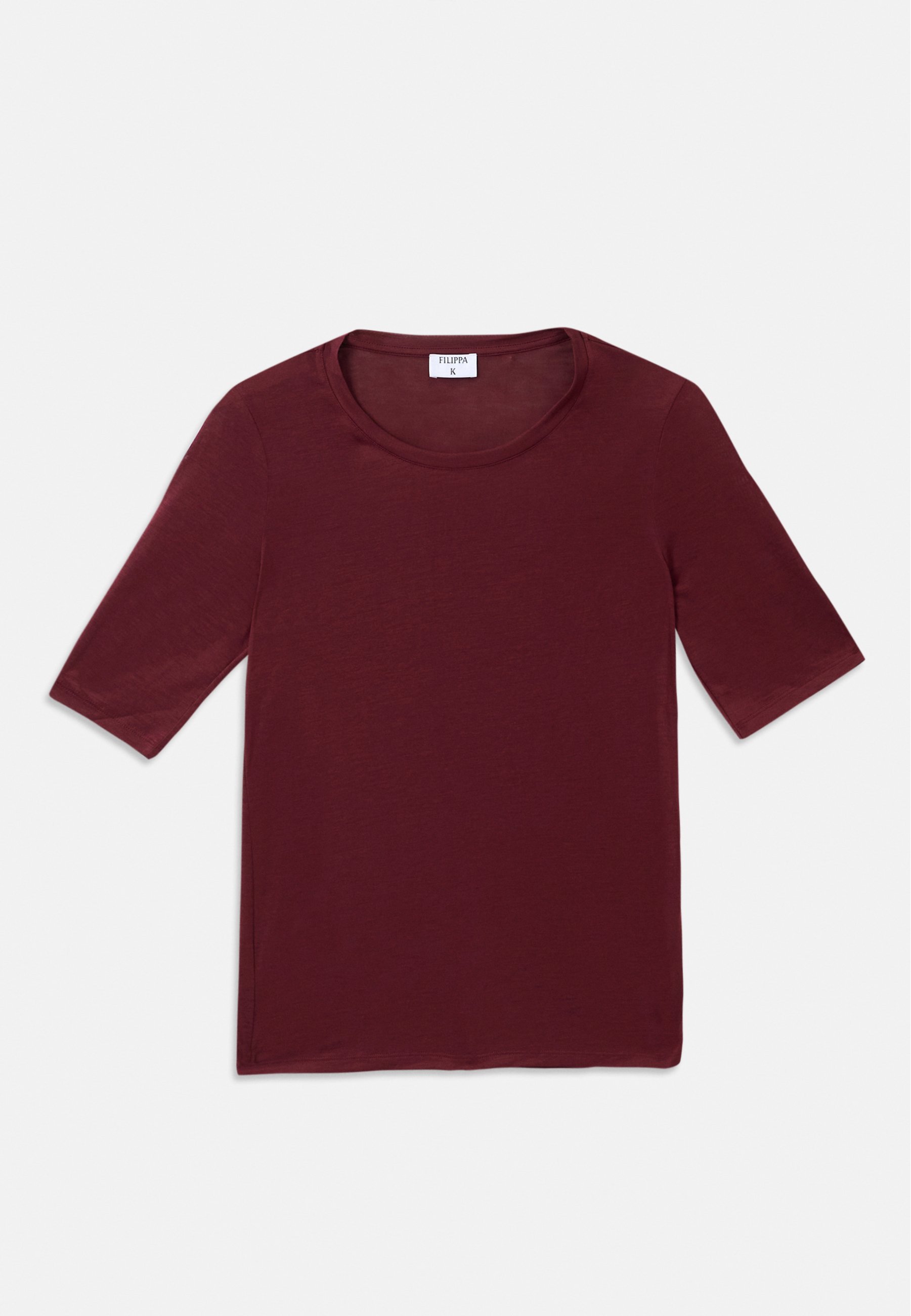 T-shirt Filippa K ELENA - T-shirt basique - bordeaux