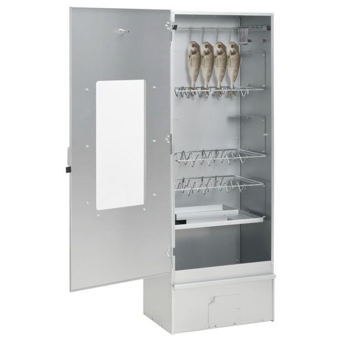 Forno defumador para churrasco, gerador de fumaça fria, aço galvanizado