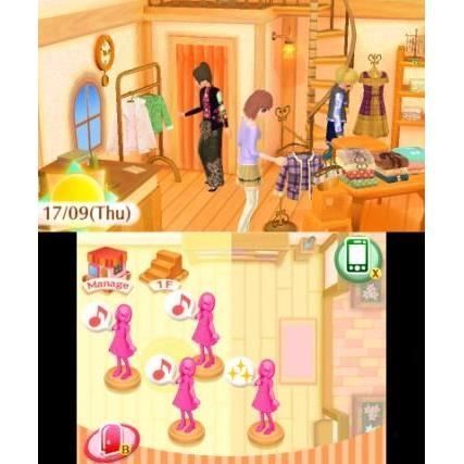 Consola 2DS rosa y blanca + juego Style Savvy Home 2