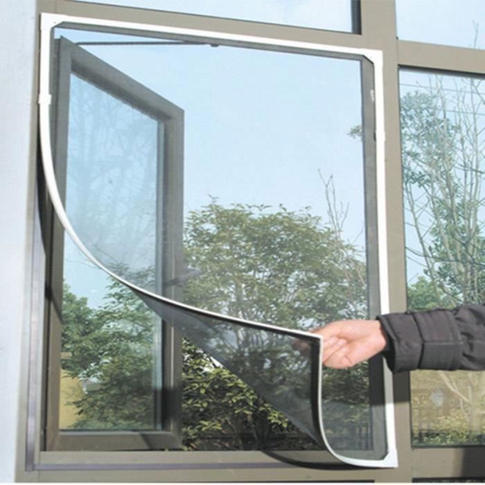 Mosquitera para ventana - Keeper - 150x130cm - Blanca - Repelente de mosquitos - Paquete de 5