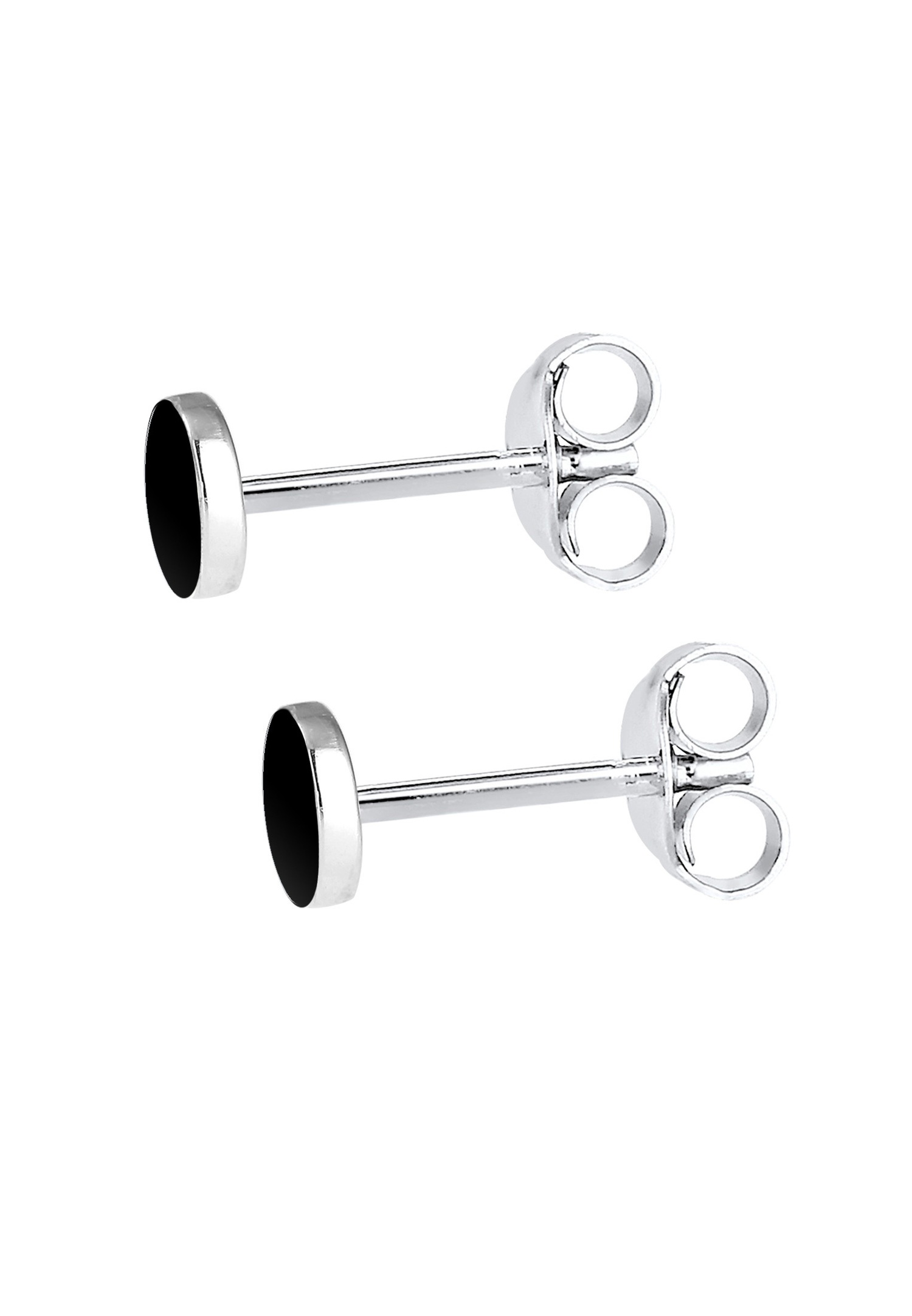 Elli Femmes Cercle Basique Géo Tendance en Argent Sterling 925