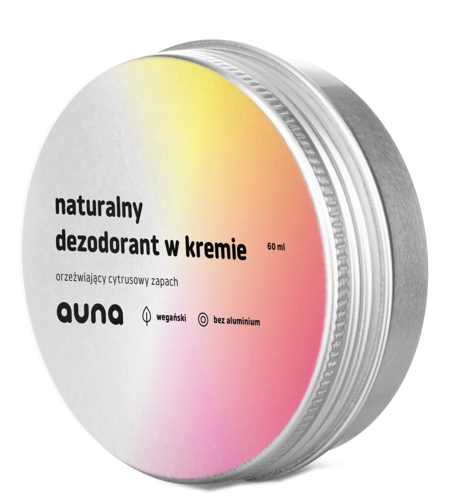Auna Naturalny Dezodorant w Kremie Cytrusowy