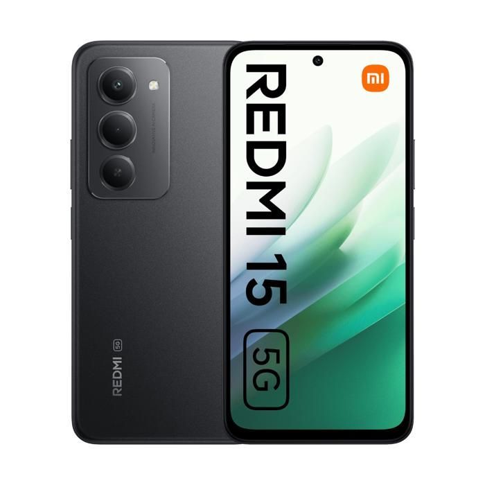Smartphone - XIAOMI - Redmi 15 5G - 8GB RAM - 256GB - Schermo FHD+ da 6,9 pollici