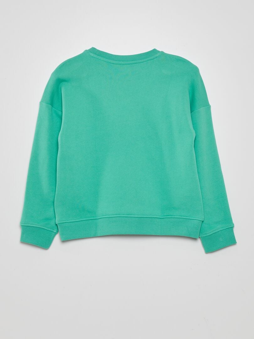 Lichtgewicht fleece sweatshirt - GROEN
