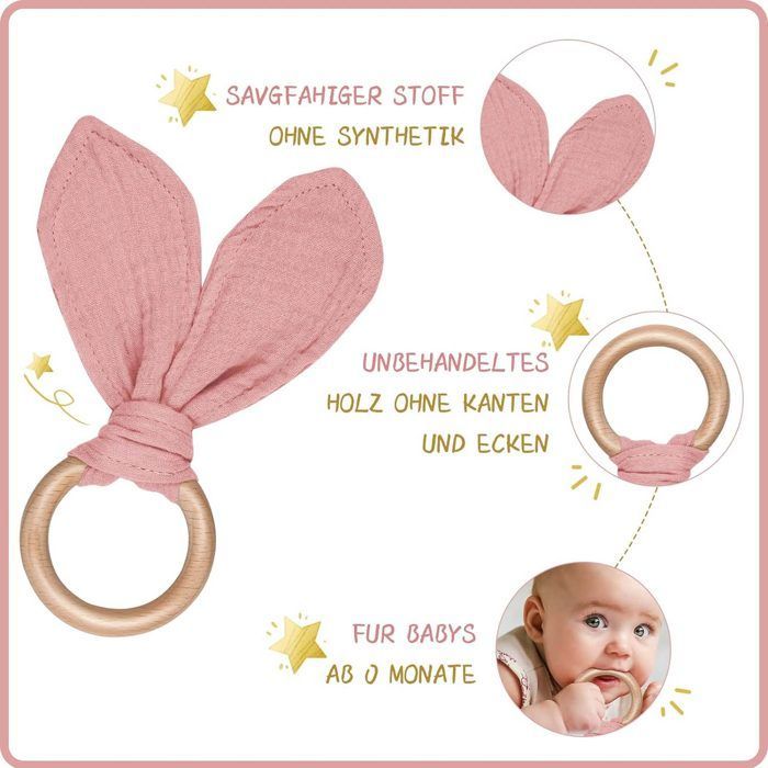 Coffret cadeau nouveau-né pour la naissance avec doudou, hochet bébé