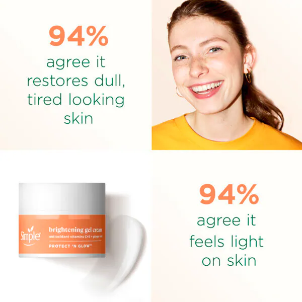 Simple Protect 'n' Glow Radiance Reset arcápoló 50ml