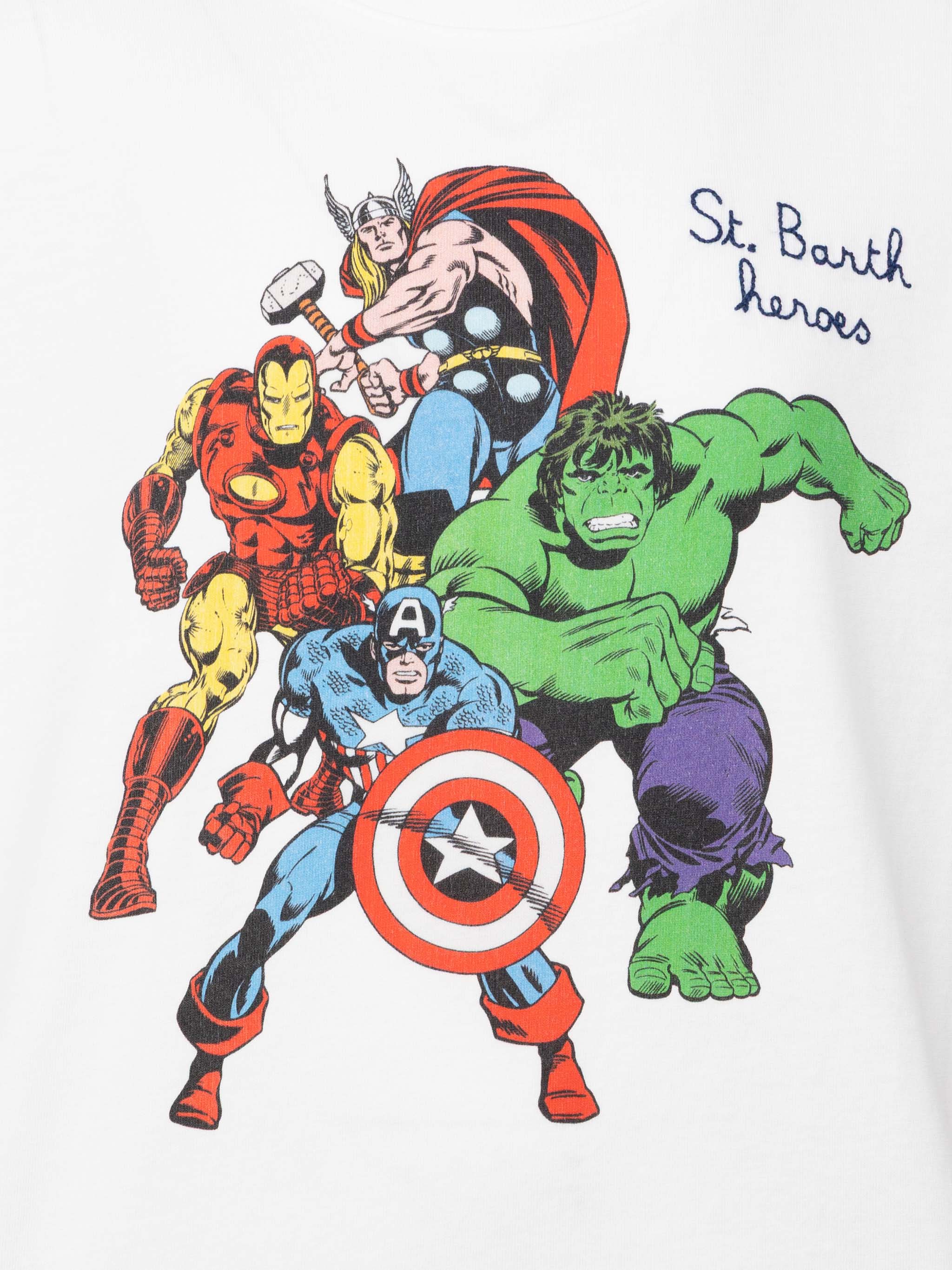 T-shirt en coton imprimé super-héros Marvel | ÉDITION SPÉCIALE MARVEL