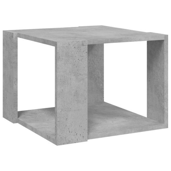 Stolik Kawowy Ława Stół Szary 40x40x30 Półka Do Salonu Do Pokoju